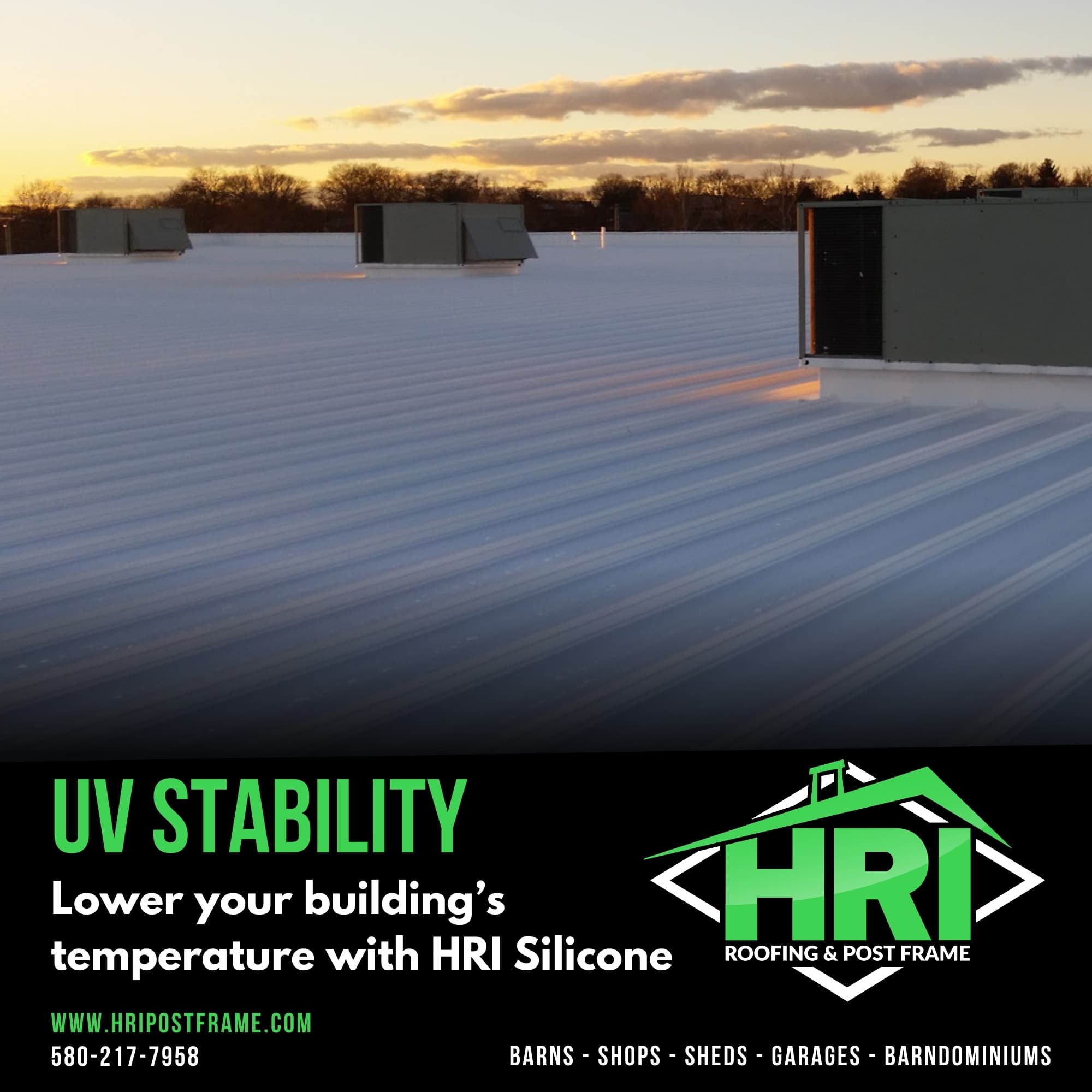 Enjoy a Cooler, More Efficient Roof with HRI’s Silicone RCR