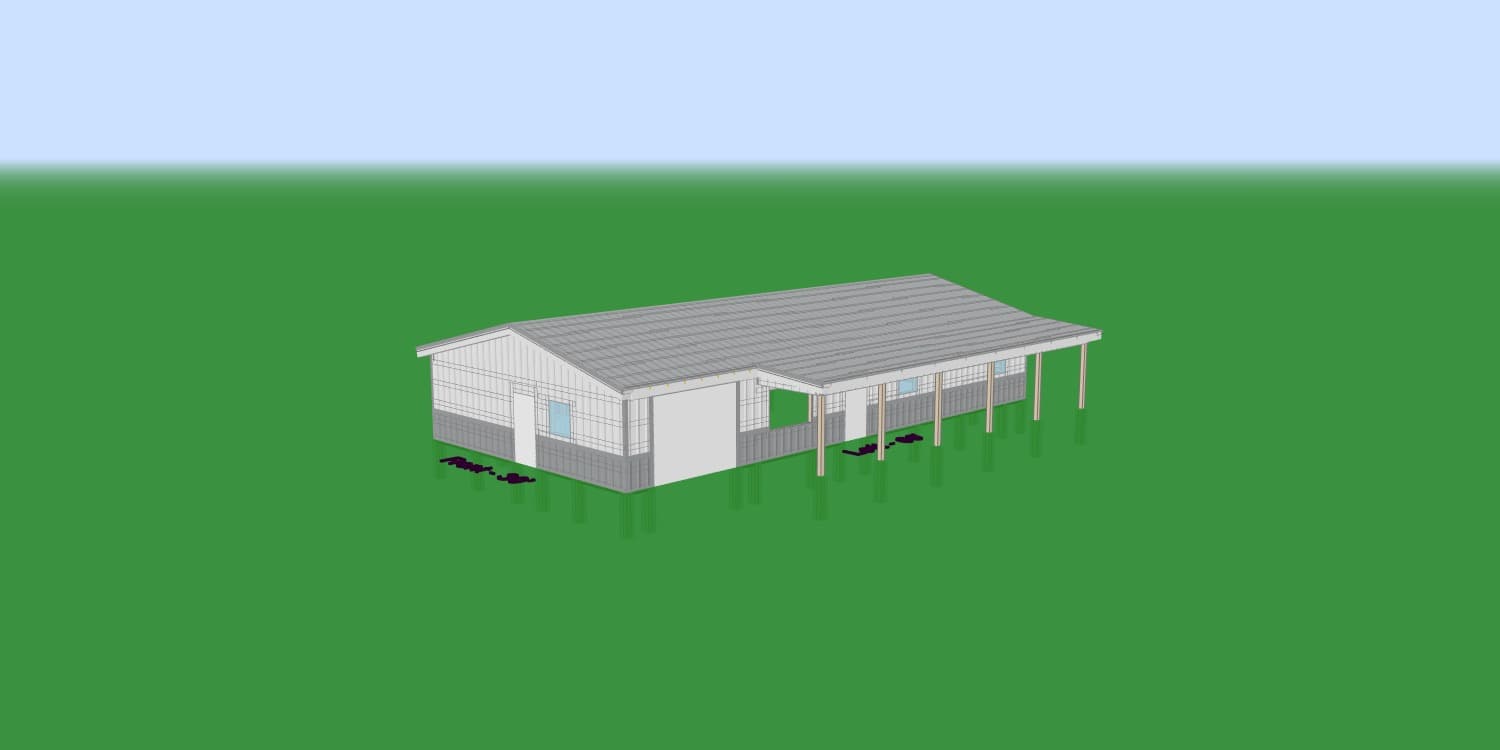 30x60 Farm Shop - shop in Mulhall, OK